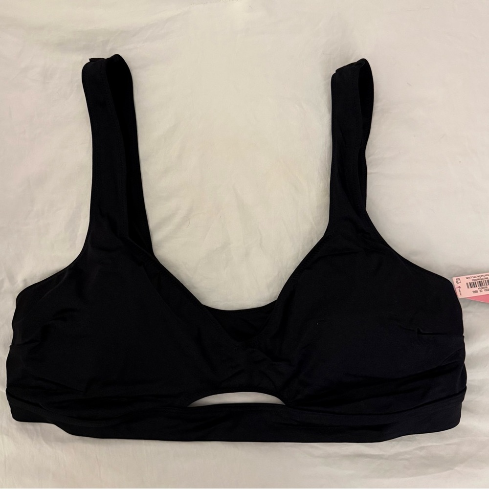 Victoria's Secret Black Bikini Top NWT